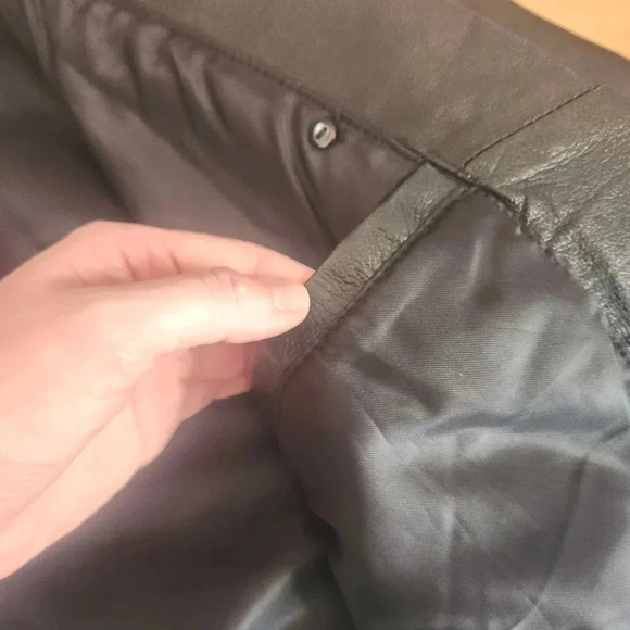 EUC KC Collections Leather Jacket, Size M - Picture 12 of 14